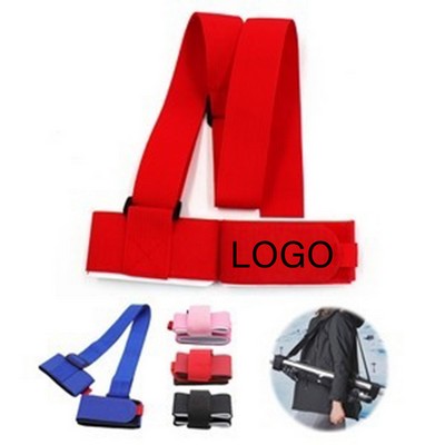 Adjustable Padded Ski And Snowboard Carrying Strap