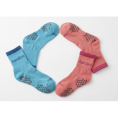 Bamtton™ Cushioned Custom Grip Midi Socks