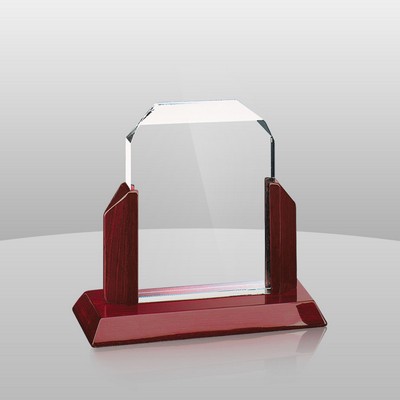 Clear Achievement Award (9"x9"x3")