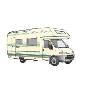 Recreational Vehicle 2 Promotional Magnet w/ Strip Magnet (8 Square Inch)
