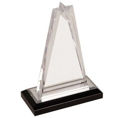 6 1/4" Clear Star Acrylic Award (Sandblasted)