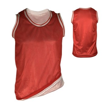 Youth Micro Mesh Reversible Basketball Jersey Shirt w/ Trim