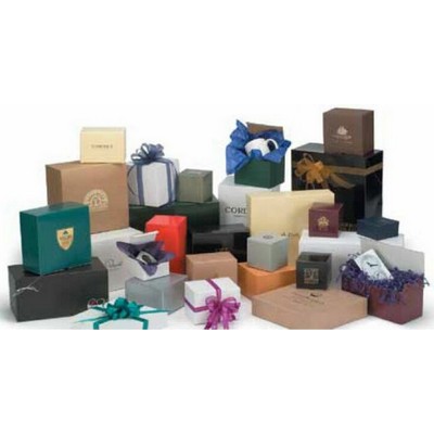Matte Colors on Kraft 1 Piece Gift Box (6"x4.5"x4.5")