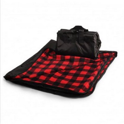 Picnic Blanket - Red Buffalo Check - Overseas (50"x60")
