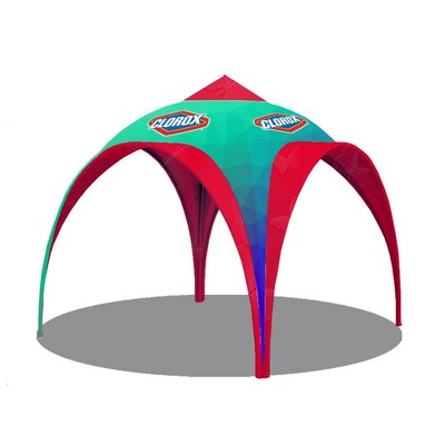 Action Archway Tent, Standard 2 Side Wall, 10'W x 10'L x 12'H