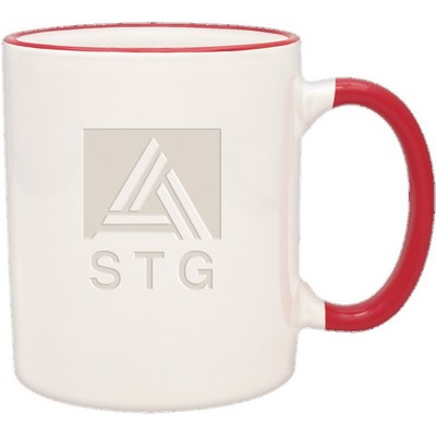 11 Oz. Duo-Tone Collection Mug - Etched
