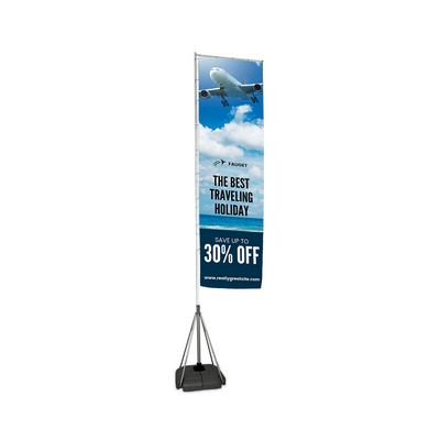 Giant Flag Pole Package (2.63' x 10.17')