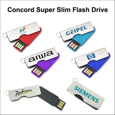 Concord Super Slim Flash Drive - 256 MB Memory