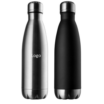 17 oz Vacuum Insulated Stainless Steel Cola-Shape Bottle