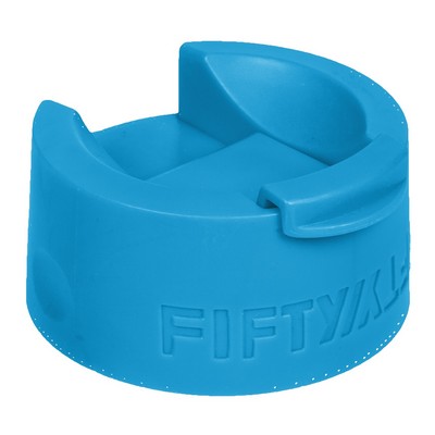 Blue Wide Mouth Flip Lid