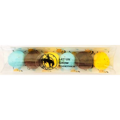 Wildflower Seed Bombs with Bee Background