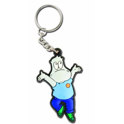 1" 3-D Pvc Key Tags