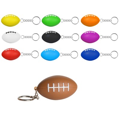 Football Stress Reliever Keychain