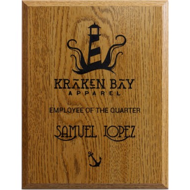 Oak Plaque (7"x9")