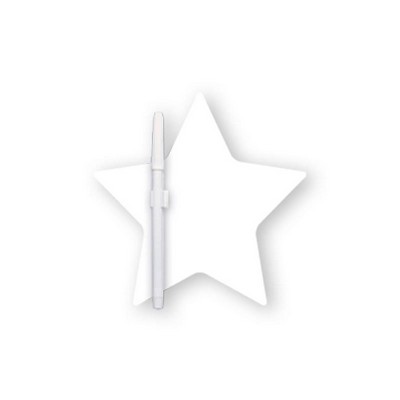 8" x 8" Star Shape Custom Memo Board with Magnets or Tape on Back