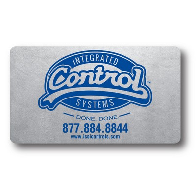 Silver Foil Paper Stickers (2" x 2.5" Rectangle)