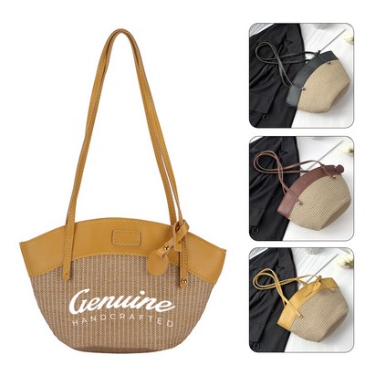 Fashion Straw Shoulder Bag