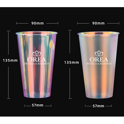 16 Oz. 500Ml Holographic Plastic Cup