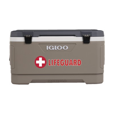 100 Qt. Igloo® Maxcold Latitude Cooler (Sandstone/Carbonite)
