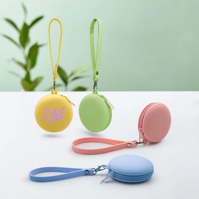 Silicone Coin Zipper Pouch Wallet