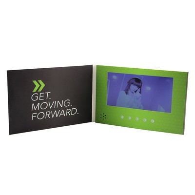 7" LCD A5 Size Bi-fold Video Brochure - 4GB