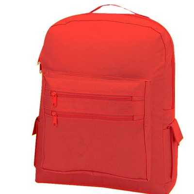 Poly Backpack-Size: 12" W x 16" H x 5" D