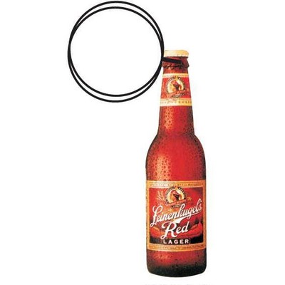 Beer Bottle Executive Key Chain w/Mirrored Back (6 Square Inch)