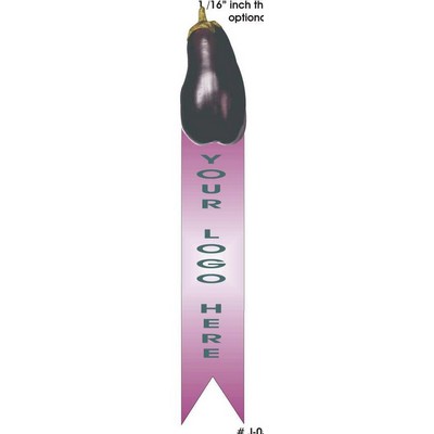 Eggplant Bookmark w/ Black Back