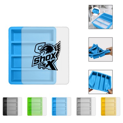 MOQ 20 Silicone Ice Box With Lid