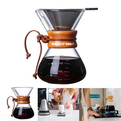 Premium Pour Over Brewer With Steel Mesh