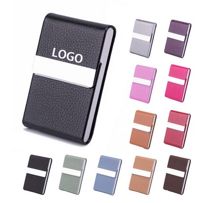 Magnetic Closure PU Card Holder