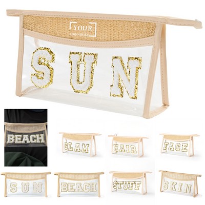 Clear Travel Beach Cosmetic Bag