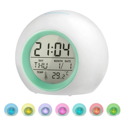 Color Changing Sphere Digital Alarm Clock