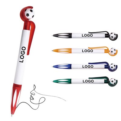 World Cup Soccer Merchandise Plastic Click Ballpoint Pen