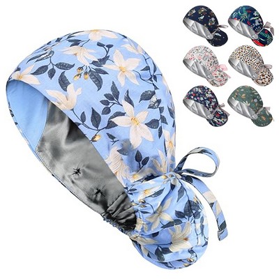 Full Color Adjustable Working Cap Ponytail Pouch