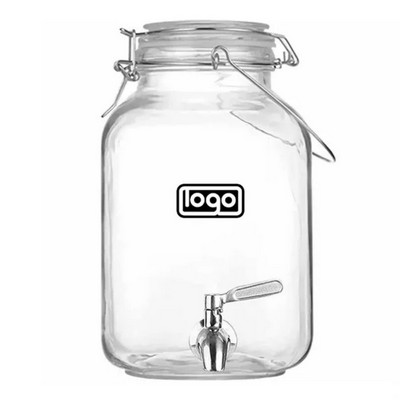 170oz Glass Jar with Tap