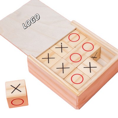 Custom Wooden Tic Tac Toe Game