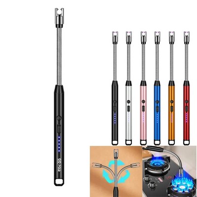 USB Rechargeable Windproof Long Electric Lighter
