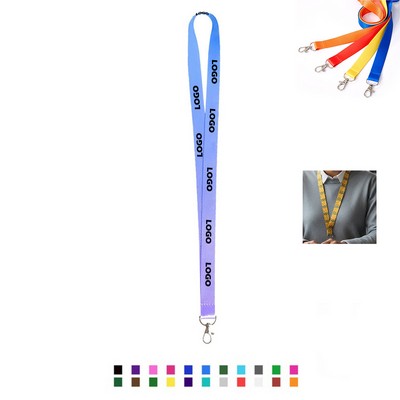 3/4" Full Color Dye Sublimation Lanyard With Lobster Clip