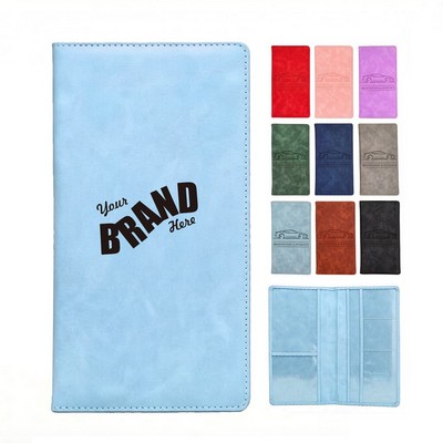 Multi-Color PU Leather Auto Insurance & Registration Wallet
