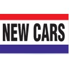 3 Stripe New Cars Nylon Message Flag (3'x5')