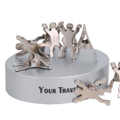 8 Man Shaped Paper Clip w/Magnet Base