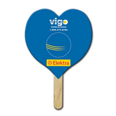 Heart Stock Shape Mini Fan