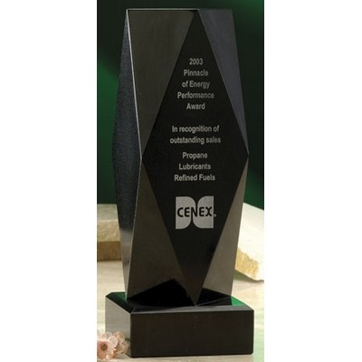 Small Black Marble Tower Award