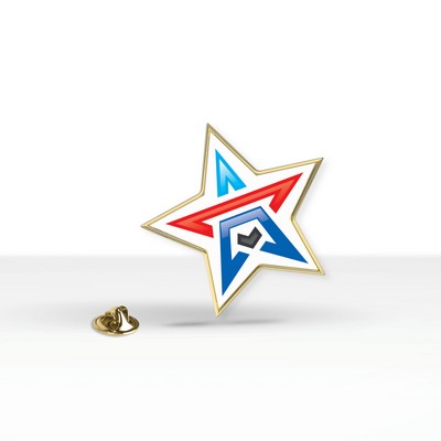 Express Lapel Pin - Star (1.25")