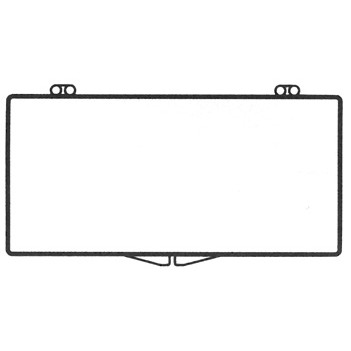 Rigid Clear Hinged Plastic Box (4 3/8"x2 1/16"x7/16")
