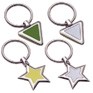 Stock Key Chain - Star Fob w/Lavender Center