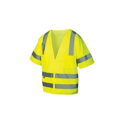 Pyramex Lumen-X Class 3 High Visibility Short Sleeve Vest