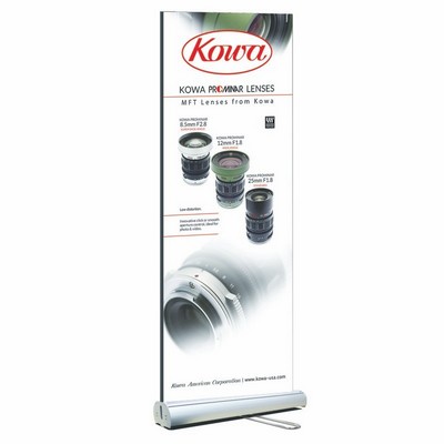 Double-Sided Standard Retractable Banner Kit, Premium Film (33" x 80" )