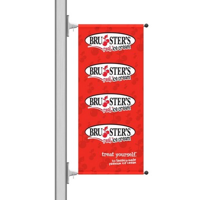 Single-Sided Boulevard Banner, Fabric Banner (24"W x 36" )
